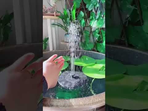 Solar Powered Bird Bath Fountain Kit for Outdoor Watering. #helpbirds #invention #shortvideo