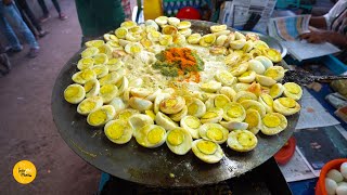 Ultimate 40 Eggs Boiled Fry Making Rs. 30/- Only l Bharuch Street Food