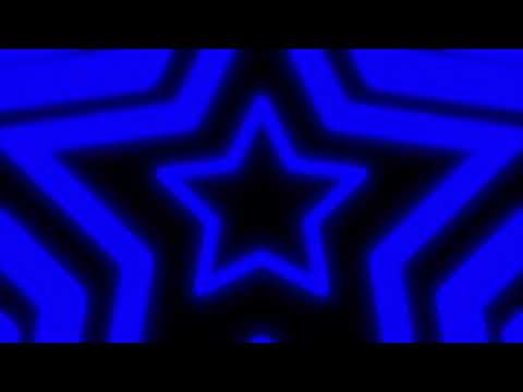 Black and Blue Y2k Neon LED Lights Star Background || 1 Hour Looped HD