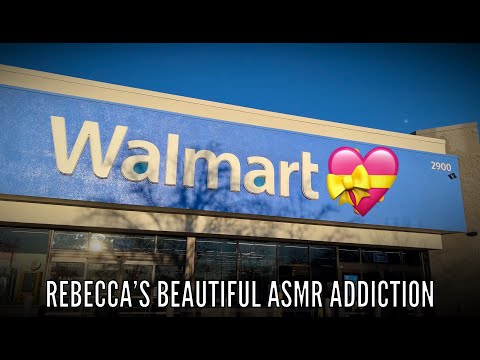 ASMR Shopping Walmart for Valentines! (Whispered version) Cool footstep sounds in boots!