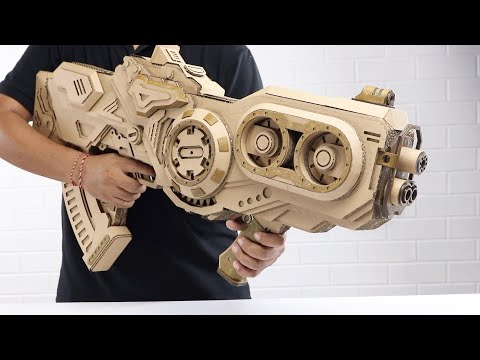 Rapid-Fire Action Blaster | Amazing DIY Cardboard Craft