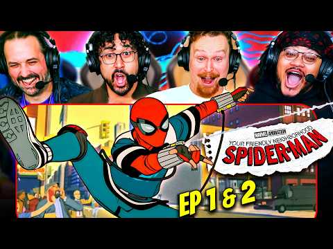 YOUR FRIENDLY NEIGHBORHOOD SPIDER-MAN Episode 1 & 2 REACTION!! Marvel Breakdown | MCU | Disney Plus