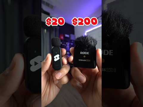 Cheap $20 microphone vs Expensive $200 microphone