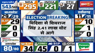 Loksabha Election Result 2024 Live: Vidisha से Shivraj Singh Chouhan 2.41 लाख वोट से आगे