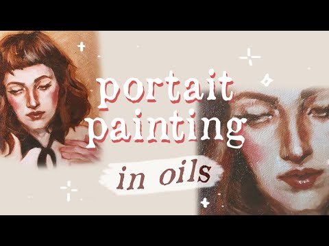 Oil Painting Process ~ painting a portrait