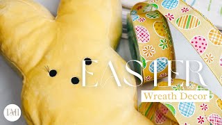 Easter Wreath Decor/ Easter decorations #easter #wreathmaking #wreathsupplies #crafts #diy