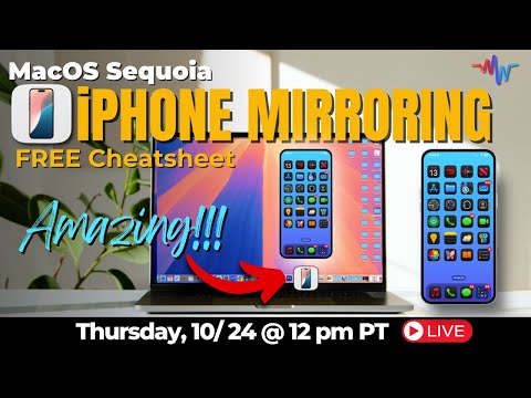 🚨NEW MacOS Sequoia + iPhone Mirroring🚨