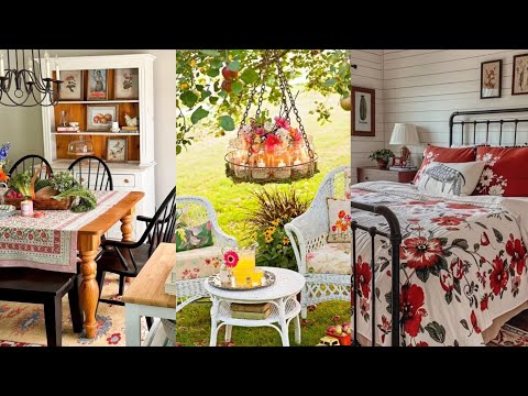 Timeless Country Farmhouse Charm: Cozy Vintage Decor Ideas for a Relaxing Home #home