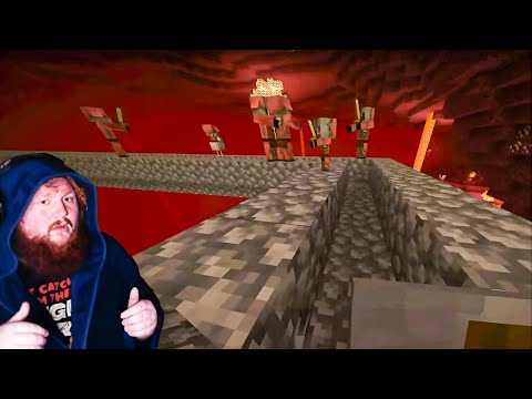 Building A Nether Bridge (Minecraft Hardcore Challenge)