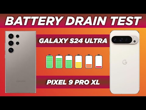 Samsung Galaxy S24 Ultra vs Pixel 9 Pro XL Battery Drain Test | Best Android Flagship Phones Battle!