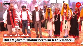 CM Jairam Thakur Inaugurates Art & Craft Centre In Manali, Performs Folk Dance