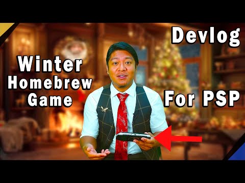 Devlog: Winter themed Homebrew game for PSP, "Snowmon Keeper"