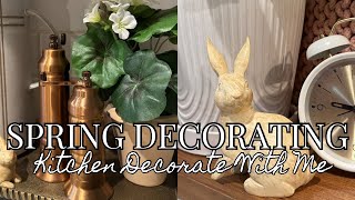 Spring Kitchen Decorate With Me // Cottage Style Spring Decorating Ideas