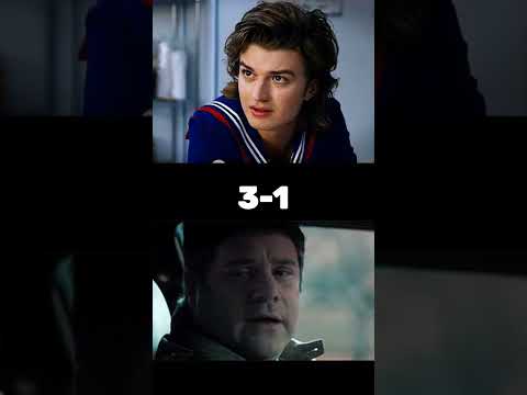 Who is stronger? 1st round (Steve vs. Bob) pt4 #shorts #strangerthingsedit