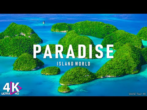 FLYING OVER PARADISE (4K UHD) - Relaxing Music Along With Beautiful Nature Videos - 4K Video UltraHD