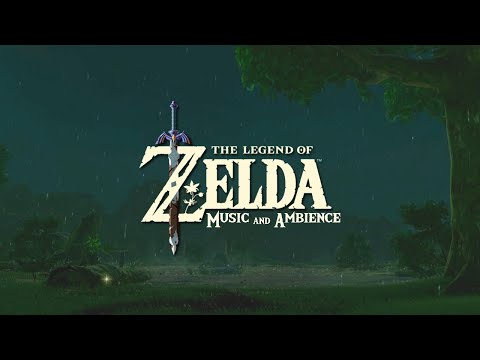 Peaceful rainy day vibes in zelda ambience ( Cozy nintendo video games music while it's raining )