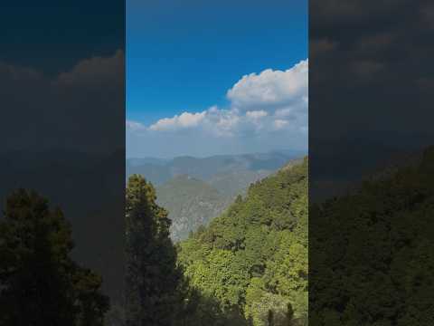 #day70/120 | Himalayan Mountain View From Nainital😍 #120daysofindiatour #himalaya #nainital #shorts