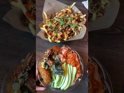 poke bowl never disappoints for lunch 🤭🍣 #pokebowl #lunch #foodvlog #asmr #kimchifries