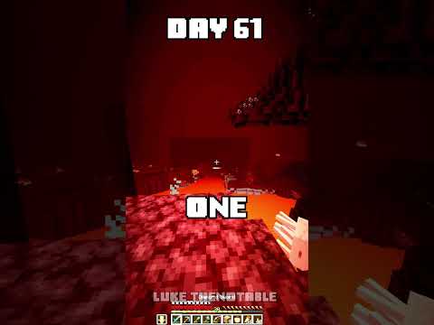 100 Days - [Minecraft Shorts] - Day 61 #minecraft #100days