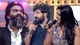 Simbu Can't Stop Laughing as Mirchi Shiva Roasts Arya & Aishwarya Rajesh