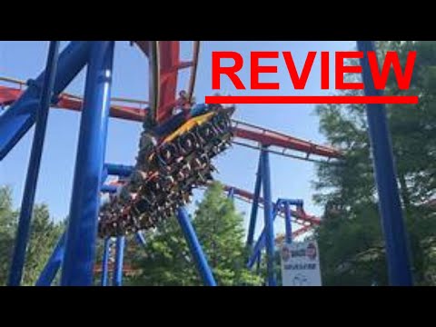 Superman Ultimate Flight Review-Six Flags Great America Flying Coaster