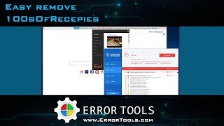 How to remove 100sOfRecepies Browser Hijacker