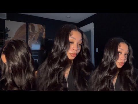 hair vlog: ready to wear out the box! | body wave wig installation | ft. unice hair