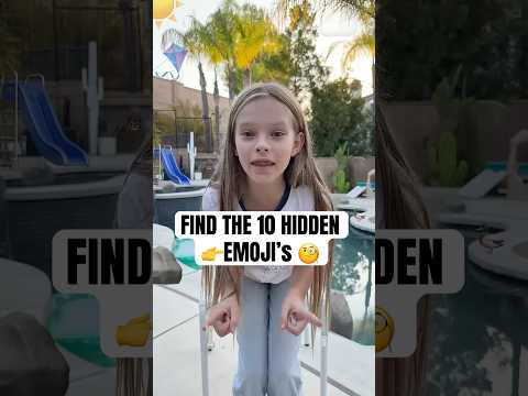 FIND THE HIDDEN POOL EMOJI’S 🤪🧐