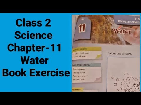 Class 2 | Science | Chapter- 11 Water | Book Exercise |