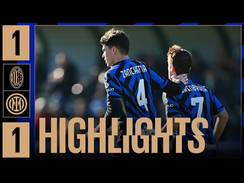 A CHALLENGE ON EQUAL TERMS 🤝 | MILAN 1-1 INTER | HIGHLIGHTS UNDER 20 | PRIMAVERA 1 2024/25 ⚽⚫🔵