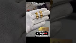 #goldjhumkaearrings #goldearrings #lightweightgoldearring #dailyweargoldearrings #ytshorts