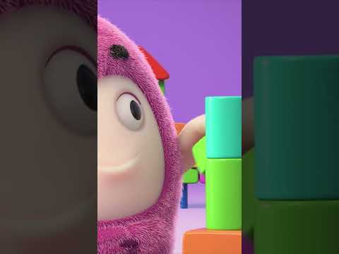 Baby's Building Blocks🏗️ | Oddbods Shorts | #shorts #oddbods #cartoons