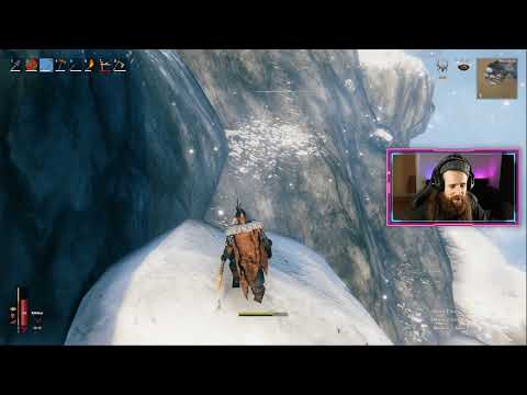 Viking in Valheim! Mountain biome babyyyy