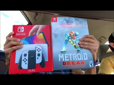 FINALLY My OLED Nintendo Switch & Metroid Dread Special Edition UNBOXING!!