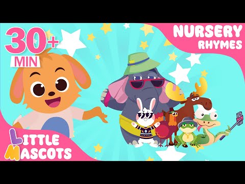 ✨Funky Animals + Trick Or Treat + more Little Mascots Nursery Rhymes & Kids Songs