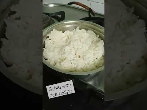 Schezwan rice recipe 🍚 #shorts