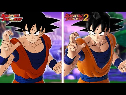 Dragon Ball: Raging Blast 1 vs Dragon Ball: Raging Blast 2 - Graphics Comparison - side by side