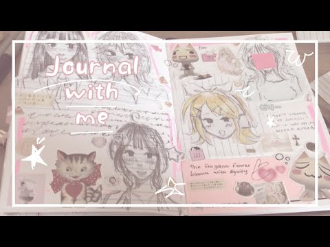 🍮JOURNAL WITH ME!! || art vlog