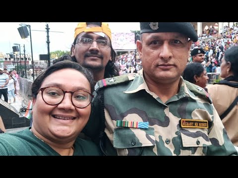 Flag ceremony at Attari Wagha border || Amritsar || Harsha Panchal ||