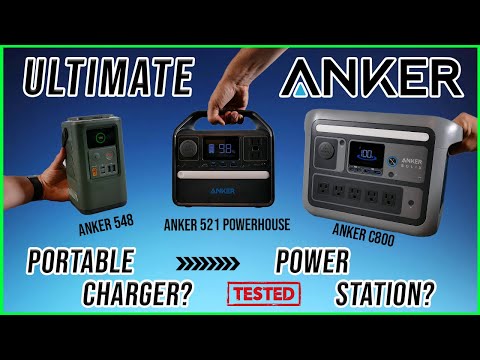 The Ultimate Anker Portable Charger or Power Station? | Anker 548 vs 521 vs Solix C800 (Review)