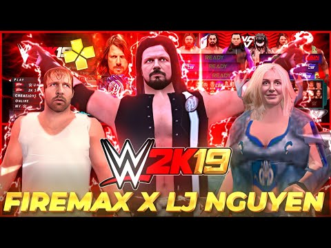 WWE 2K19 By FireMax & LJ Nguyen Released! [ PSP WWE HIDDEN GEMS SERIES 13 ]