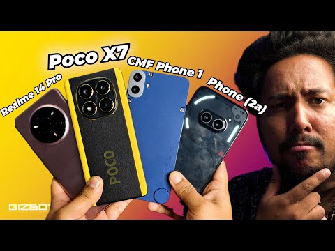 Realme 14 Pro vs Poco X7 vs CMF Phone 1 vs Nothing Phone 2a ⚡️ Performance & Battery Test