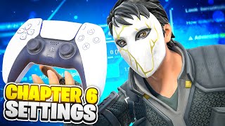 NEW Best Controller SETTINGS + Sensitivity For Fortnite Chapter 6! (PS4/PS5/XBOX)