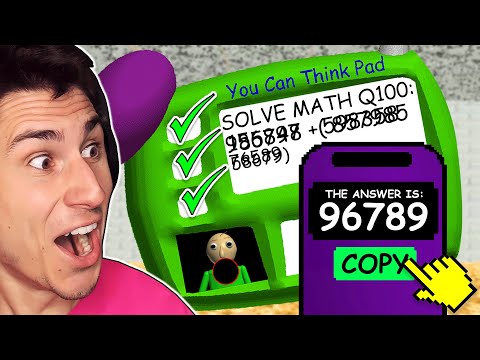 I Cheated To Solve Baldi's IMPOSSIBLE Question!