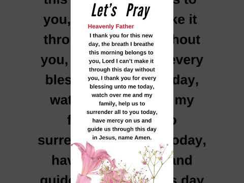 The Power of Prayer: A New Day Prayer