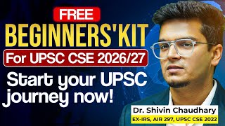 Launching Beginners' Kit for UPSC CSE 2026/27!