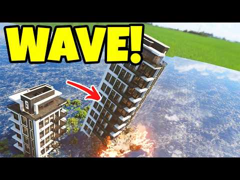 Testing Skyscrapers Against MEGA TSUNAMI! Teardown