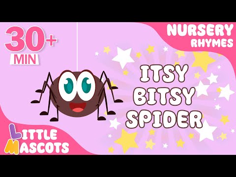 Itsy Bitsy Spider + Head Shoulder Knees & Toes + more | Little Mascots Nursery Rhymes for Kids