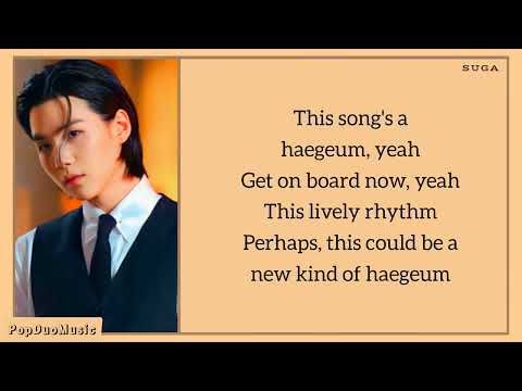 Agust D - Haegeum (해금) Lyrics (English Translation) | PopDuoMusic