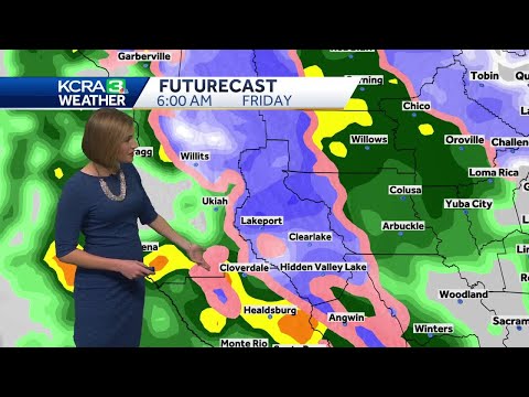 NorCal Forecast | New storm system brings more rain, snow Friday